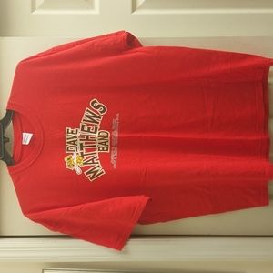Red Dave Matthews Band tee